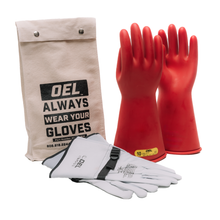 [IRG216R8K] RubberGlove-Kit-2-16"-Red-SZ:8-17000V